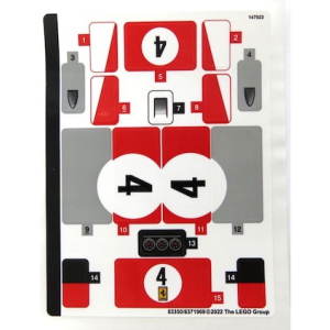 LEGO® Sticker Sheet for Set 76906