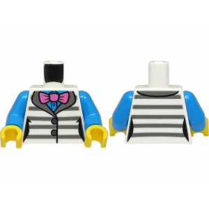 LEGO® Mini-Figurine Torse avec Noeud Papillon (2J)