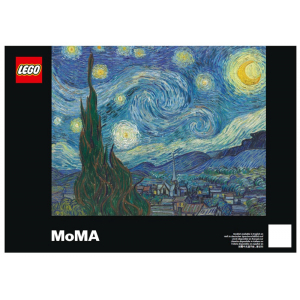 LEGO® The Starry Night Vincent Van Gogh Instrucions Entry