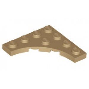 LEGO® Plate Modified 4x4 with 3x3 Curved Cutout