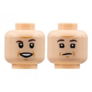 LEGO® Mini-Figurine Tête avec 2 Expressions (5M)