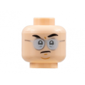 LEGO® Minifigure Grumpy Expression Pattern