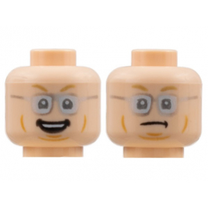 LEGO® Mini-Figurine Tête avec 2 Expressions (4W)