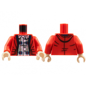 LEGO® Mini-Figurine Torse Imprimé Gilet (6Z)