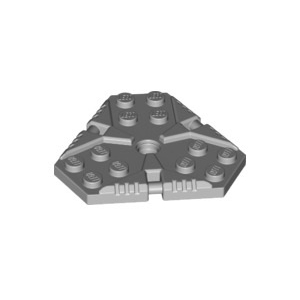 LEGO® Plate Modified 6x6 Hexagonal with Pin Hole