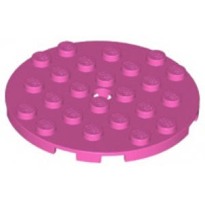 LEGO® Plate Round 6x6 with Hole