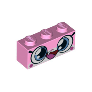 LEGO® Brique 1x3 Imprimée Tête de Chat