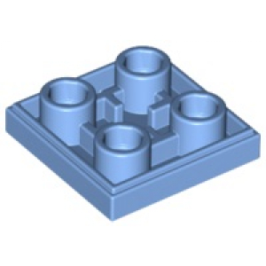 LEGO® Plate Lisse 2x2 inversée Avec 4 Tenons Creux