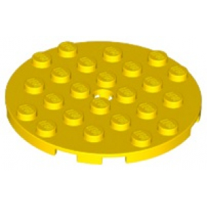 LEGO® Plate Round 6x6 with Hole