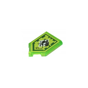 LEGO® Plate Lisse 2x3 Imprimée Logo Dragon - Nexo Knights