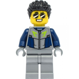 LEGO® Duke Detain Flat Silver Race Suit