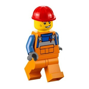 LEGO® Mini-Figurine City Ouvrier Travaux