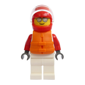 LEGO® Mini-Figurine City Homme avec Gilet de Sauvetage