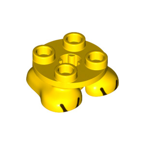 LEGO® Legs with Plate Round 2x2 and Axle Hole