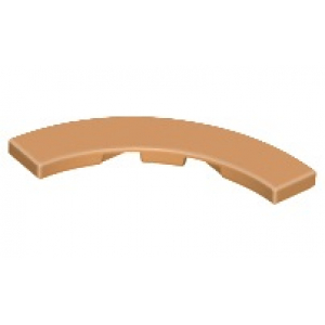 LEGO® Tile Round Corner 4x4 Macaroni Wide