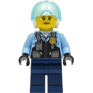 LEGO® Mini-Figurine Police Femme Pilote Hélicoptère