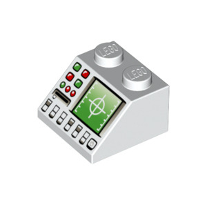 LEGO® Tuile 2x2 Imprimée Ecran Radar Panneau de Controle