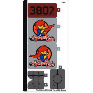 LEGO® Sticker Sheet for Set 76947