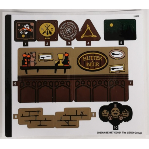 LEGO® Autocollant - Stickers Harry Potter 76388 - 2