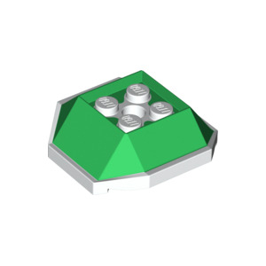 LEGO® Shell with 4 Recessed Studs Spikes and Hole with Molde