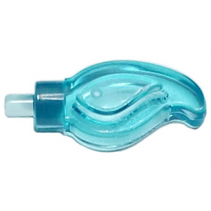 LEGO® Wave Rounded Straight with Small Pin End Candle Flame
