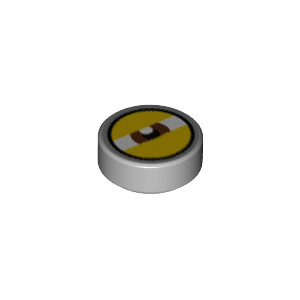 LEGO® Plate Lisse Ronde 1x1 Imprimée Oeil - Yeux