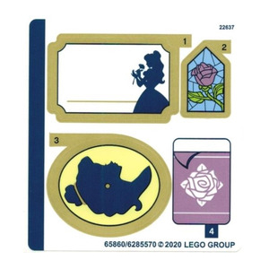 LEGO® Sticker Sheet for Set Disney 43177 - 1
