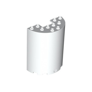 LEGO® Cylinder Hald 3x6x6 with 1x2 Cutout