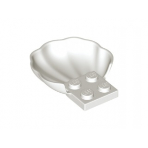 LEGO® Clam Scallop Shell with 4 Studs