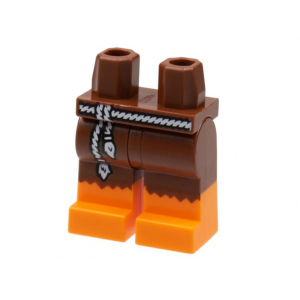 LEGO® Hips and Legs with Orange Boots