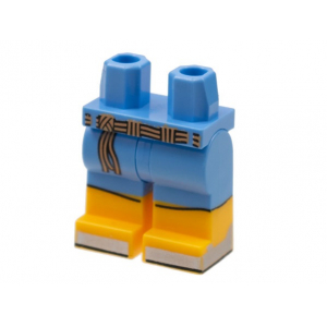 LEGO® Hips and Legs with Bright Light Orange Boots