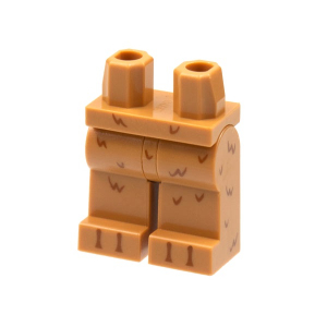 LEGO® Hips and Legs with Reddish Brown