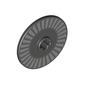 LEGO® Technic Disk 3x3 with Silver and Light Bluish Gray Fan