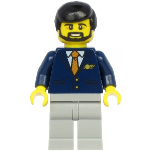 LEGO® Mini-Figurine Personnel Avion Steward