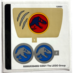 LEGO® Sticker Sheet for Set 76941