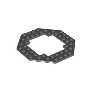 LEGO® Plate Modified 10x10 Octagonal with 6x6 Open Center