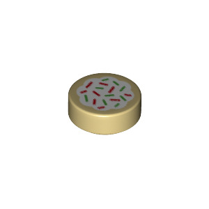 LEGO® Plate Lisse Ronde 1x1 Gâteau Petit Sucre Coloré