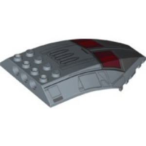 LEGO® Windscreen 10x6x2 Curved with SW Bad Batch Shuttle