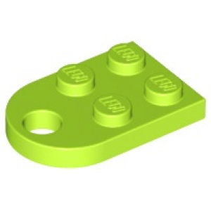 LEGO® Plate 2x3 - Arrondie et Passage Pour Connecteur