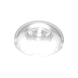 LEGO® Brick Round 4x4 Dome Top with 2x2 Recessed Center