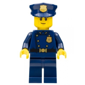 LEGO® Minifigure Police Officer Smirk