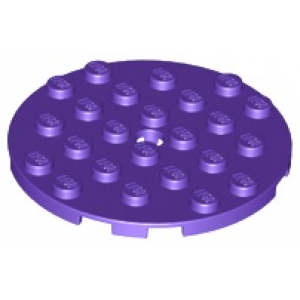 LEGO® Plate Round 6x6 with Hole