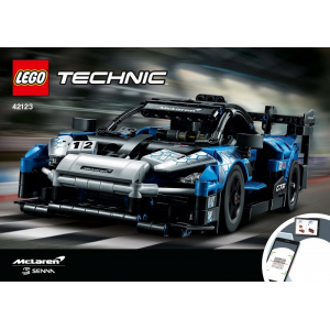 LEGO® Notice - Papier Set 42123 - Mc Laren Senna
