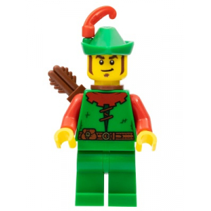 LEGO® Minifigure Forestman Red Green Hat