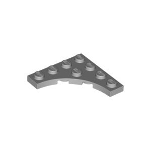 LEGO® Plate Modified 4x4 with 3x3 Curved Cutout