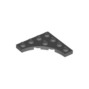 LEGO® Plate Modified 4x4 with 3x3 Curved Cutout