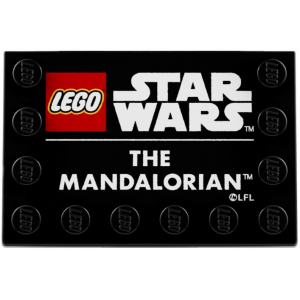 LEGO® Plate Lisse Modifiee 4x6 Imprimée Star-Wars