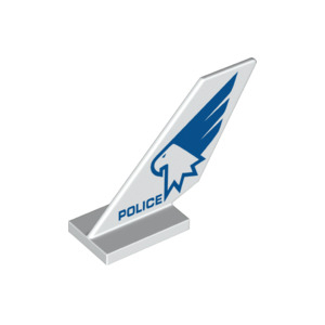 LEGO® Tail Shuttle with POLICE and Eagle Head with Wing