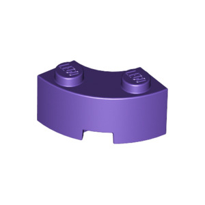 LEGO® Brick Round Corner 2x2 Macaroni with Stud Notch