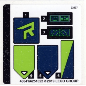 LEGO® Autocollant - Stickers 70826 The LEGO Movie 2